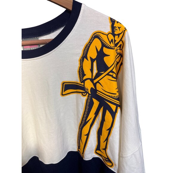 West Virginia Mountaineers Womens Long Sleeve Shirt XL - Picture 2 of 4